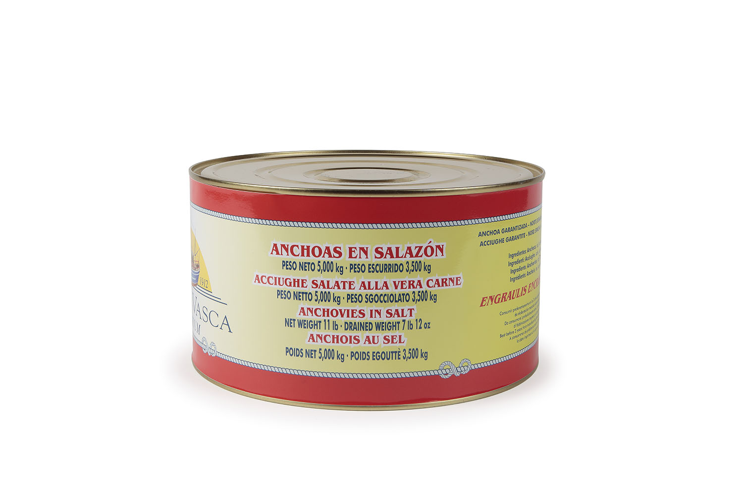 Compra online Anchoas en Salazón del Cantábrico 5kgs A